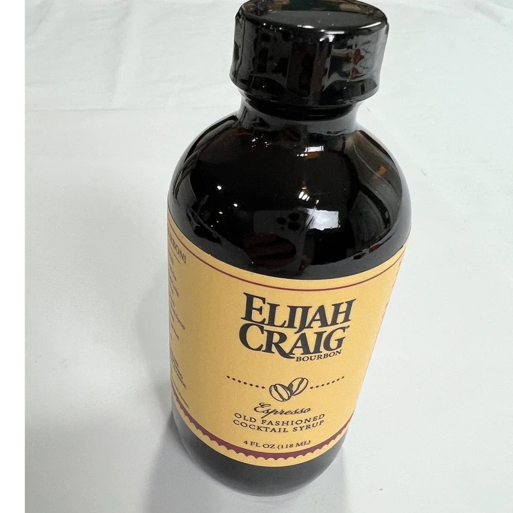 Elijah Craig Bourbon Barware Set‎ Jiggers Syrup Socks Towel Maroon White New A71